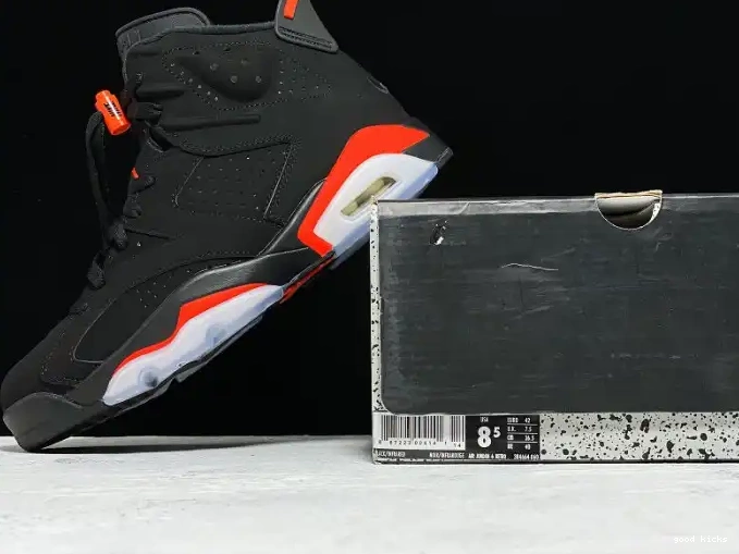 Cheap OG 384664-060 Jordan 6 Retro Black Infrared Air 0625